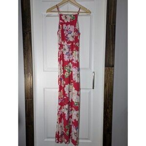 Band Of Gypsies Boho Floral Maxi Dress - Size XS